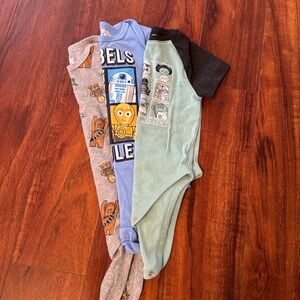 STAR WARS Onesies! Buy all 3 or any combo.